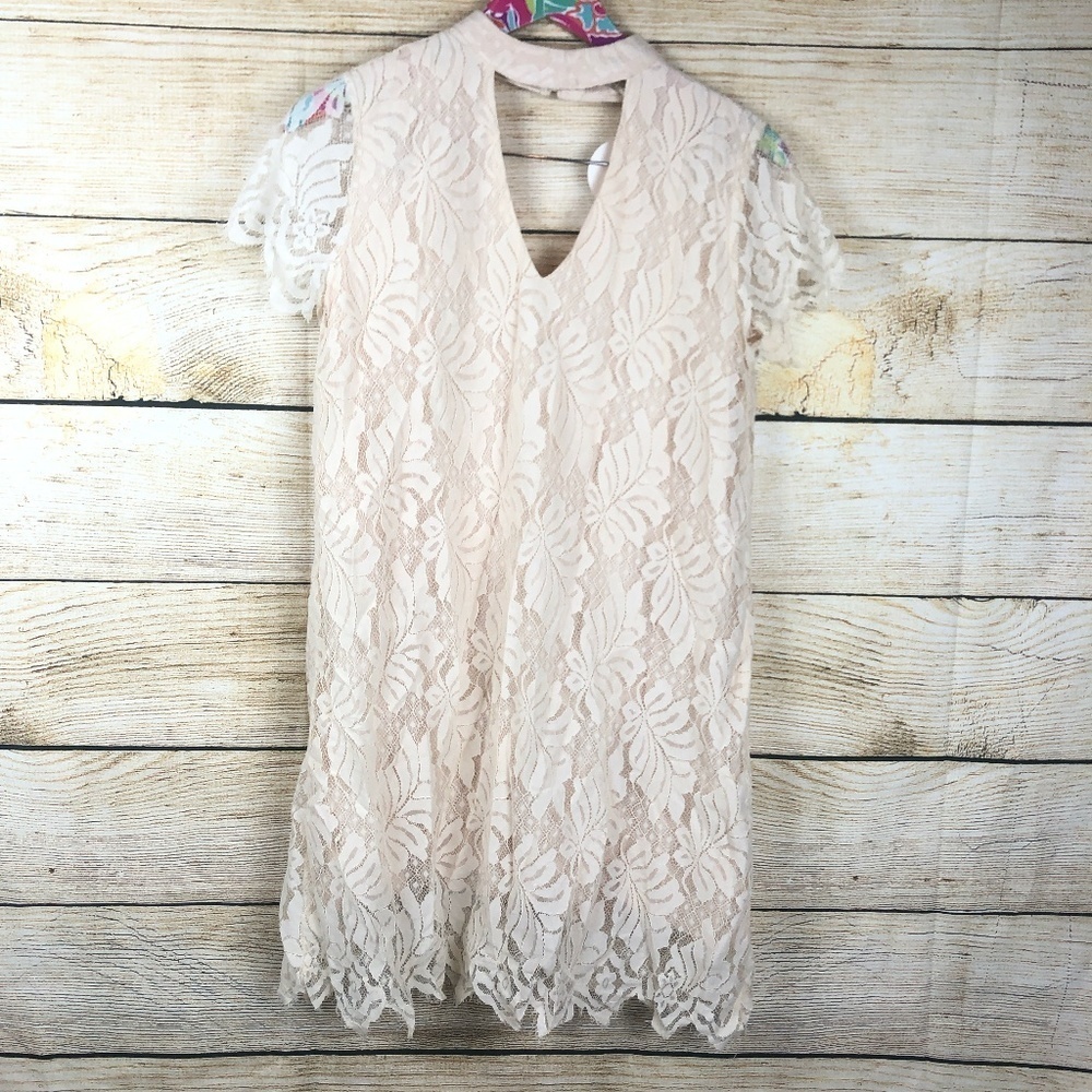 NWT En Creme lace dress size S // 0646